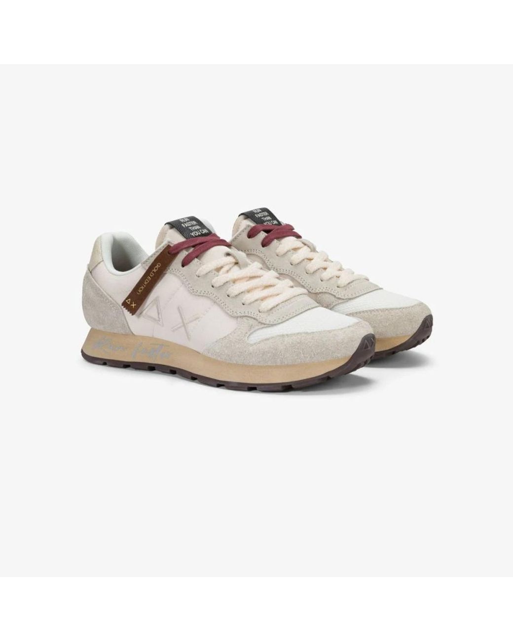 Sun 68 White Sneakers for men