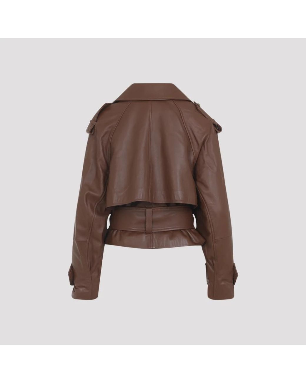Zimmermann Brown Leather Jackets