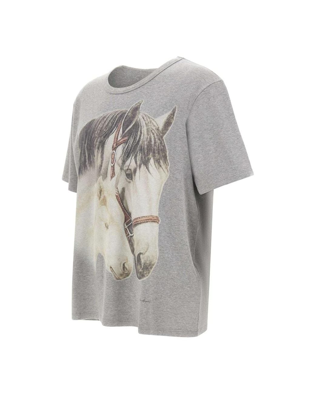 MM6 by Maison Margiela Gray T-Shirts for men