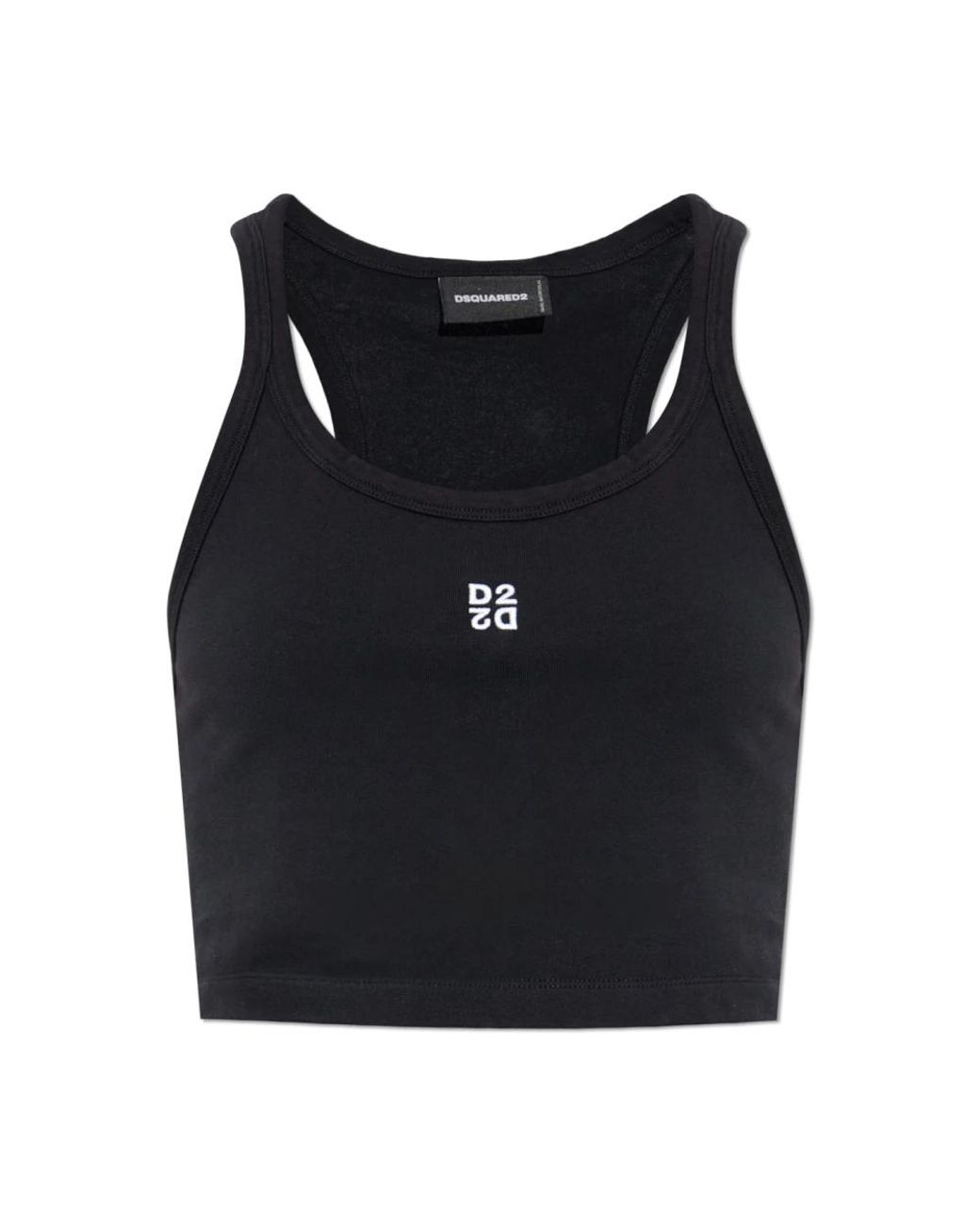 Sleeveless Tops DSquared² de color Black