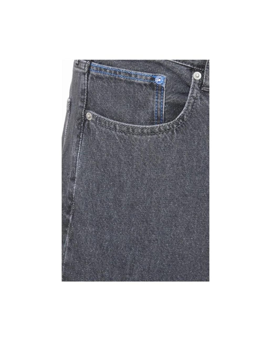 Karl Lagerfeld Gray Denim Shorts for men