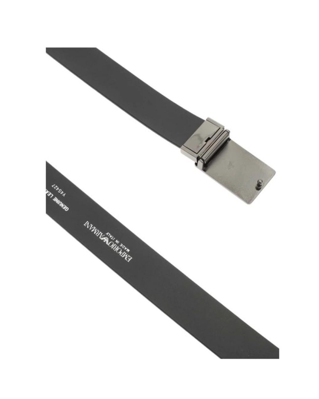 Emporio Armani Gray Belts for men