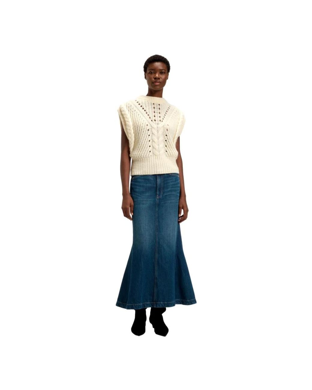 Boss White Round-Neck Knitwear