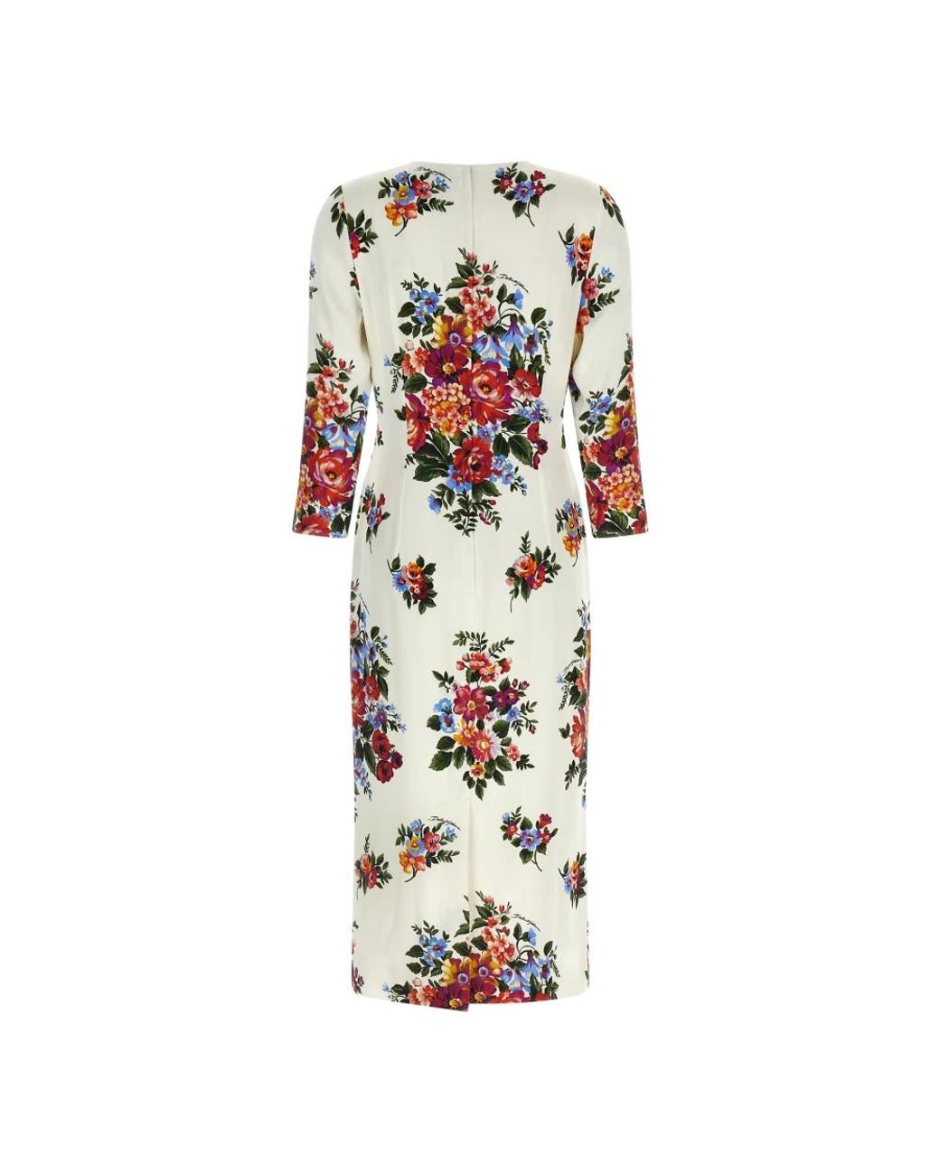 Dolce & Gabbana White Midi Dresses