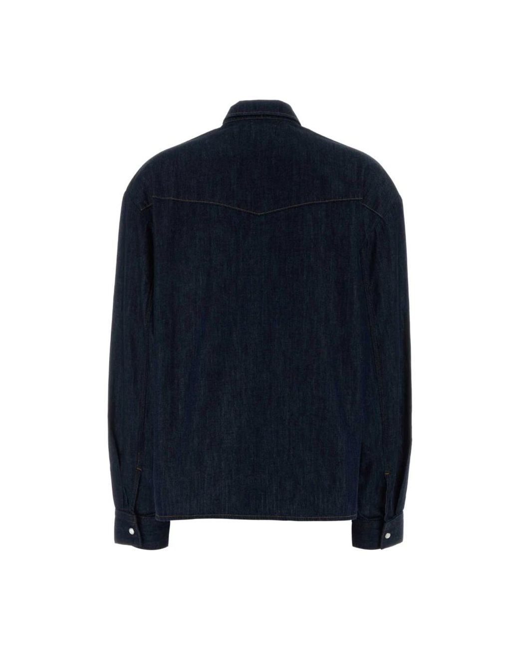 Khaite Blue Denim Shirts