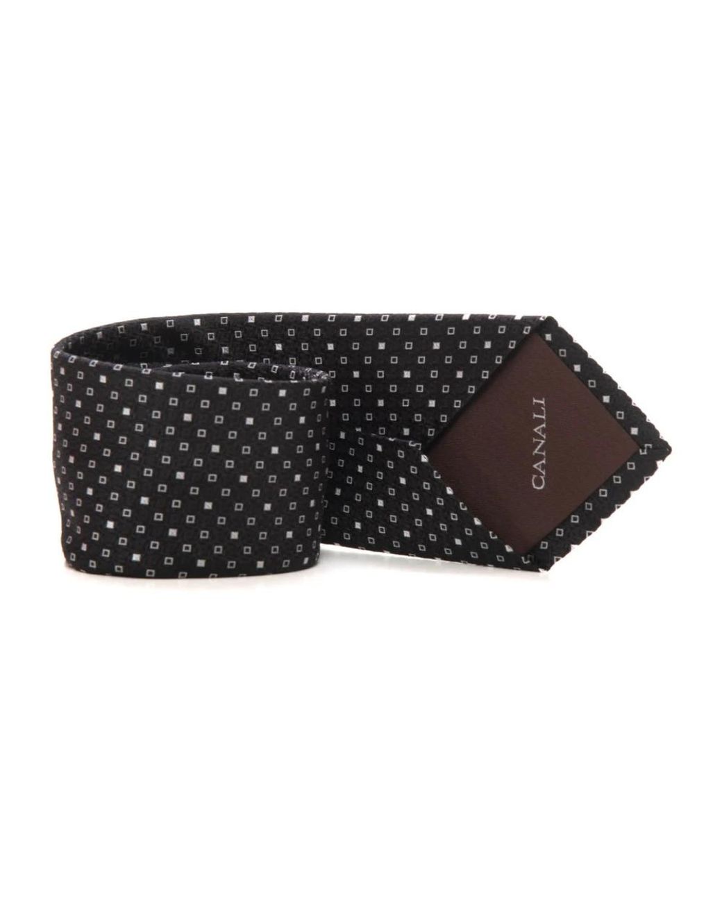 Ties Canali pour homme en coloris Black