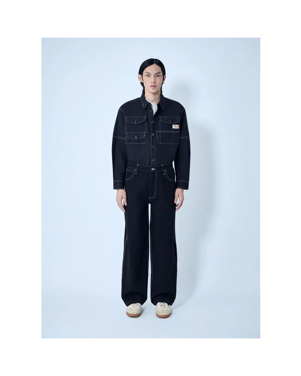 STORY mfg. Blue Casual Shirts for men