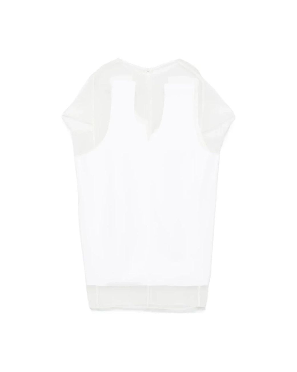 Khaite White Short Dresses