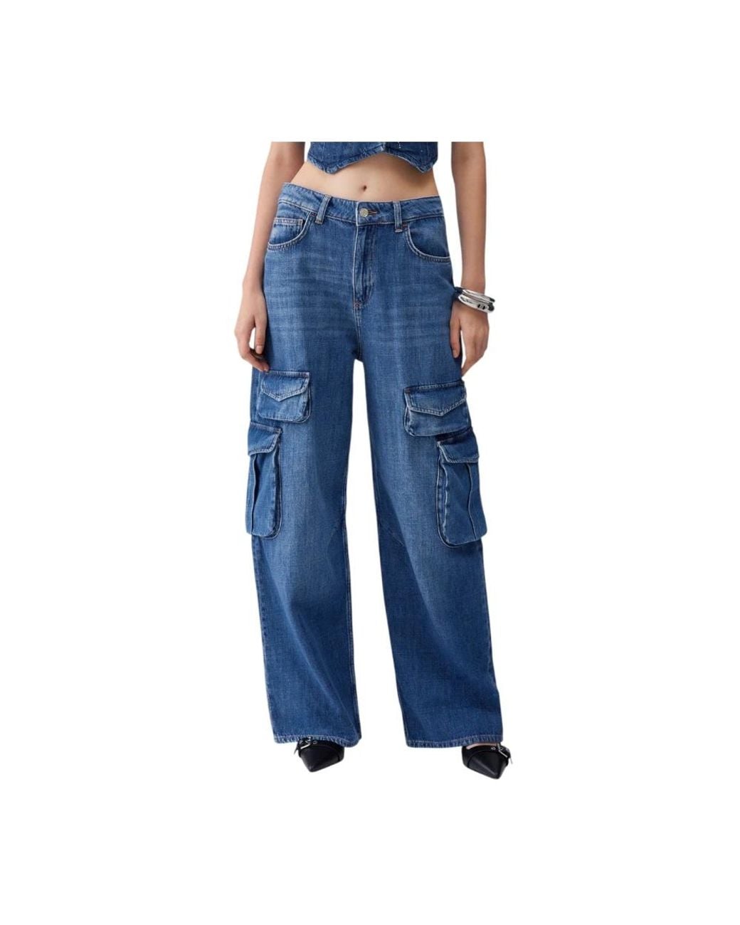 Liu Jo Blue Loose-Fit Jeans