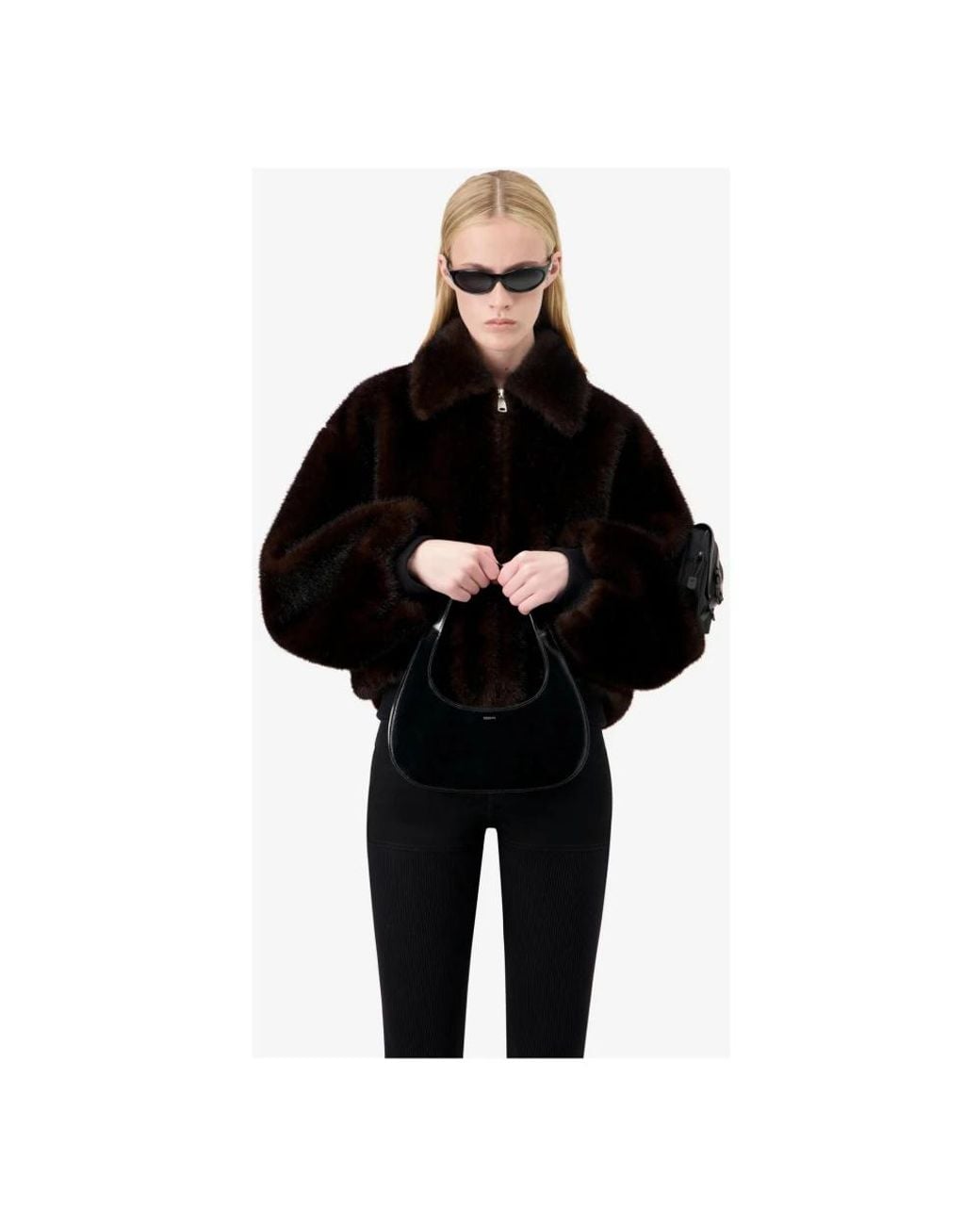 Coperni Black Faux Fur & Shearling Jackets
