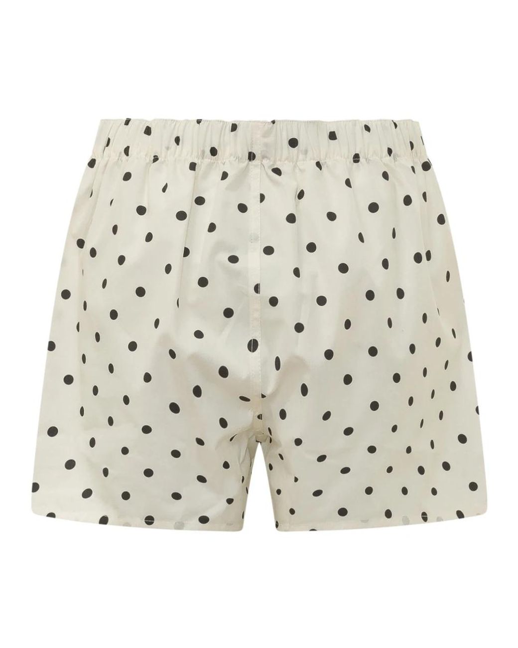 MSGM White Short Shorts