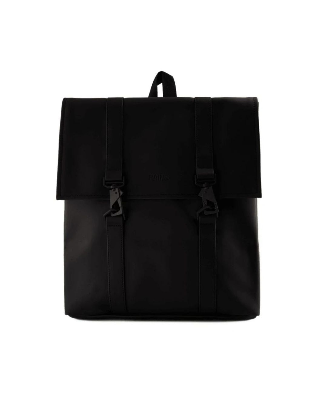 Rains Black Backpacks