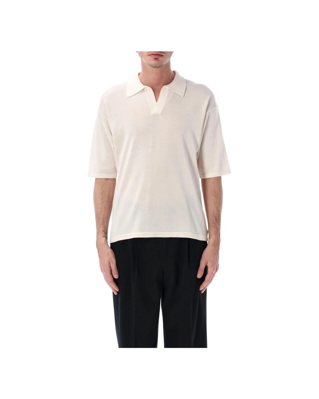 Polo Shirts Roberto Collina pour homme en coloris White