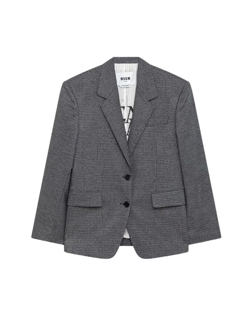 MSGM Gray Blazers