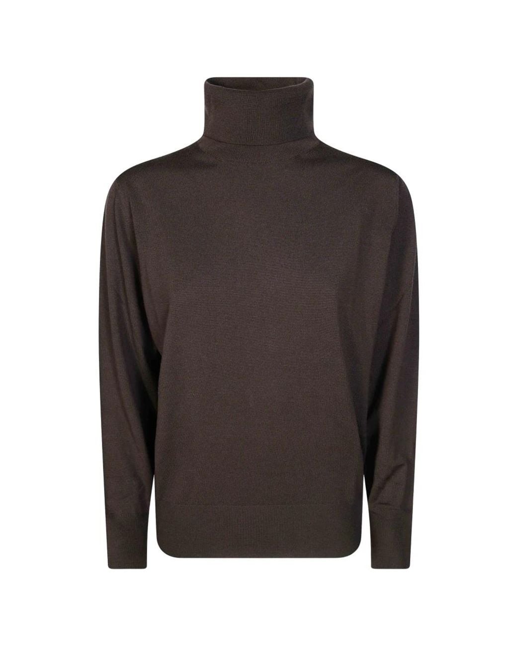 Turtlenecks Incotex de color Brown
