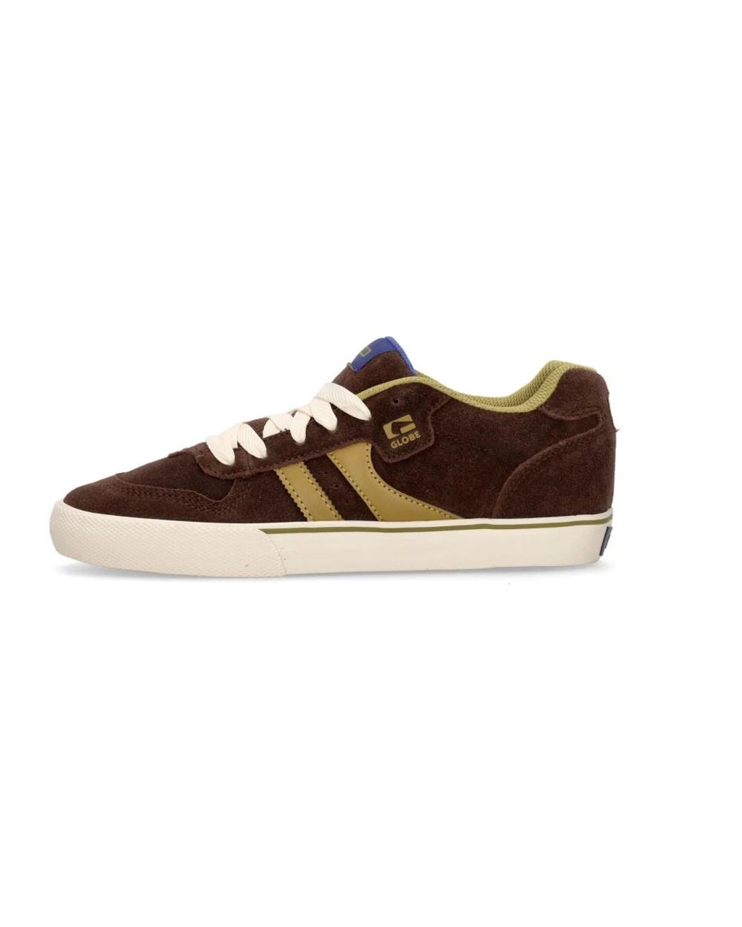 Globe Schoenen ,Bruin ,Suède Skate Schoenen Encore-2 Dark Oak/Sulphur in het Brown voor heren