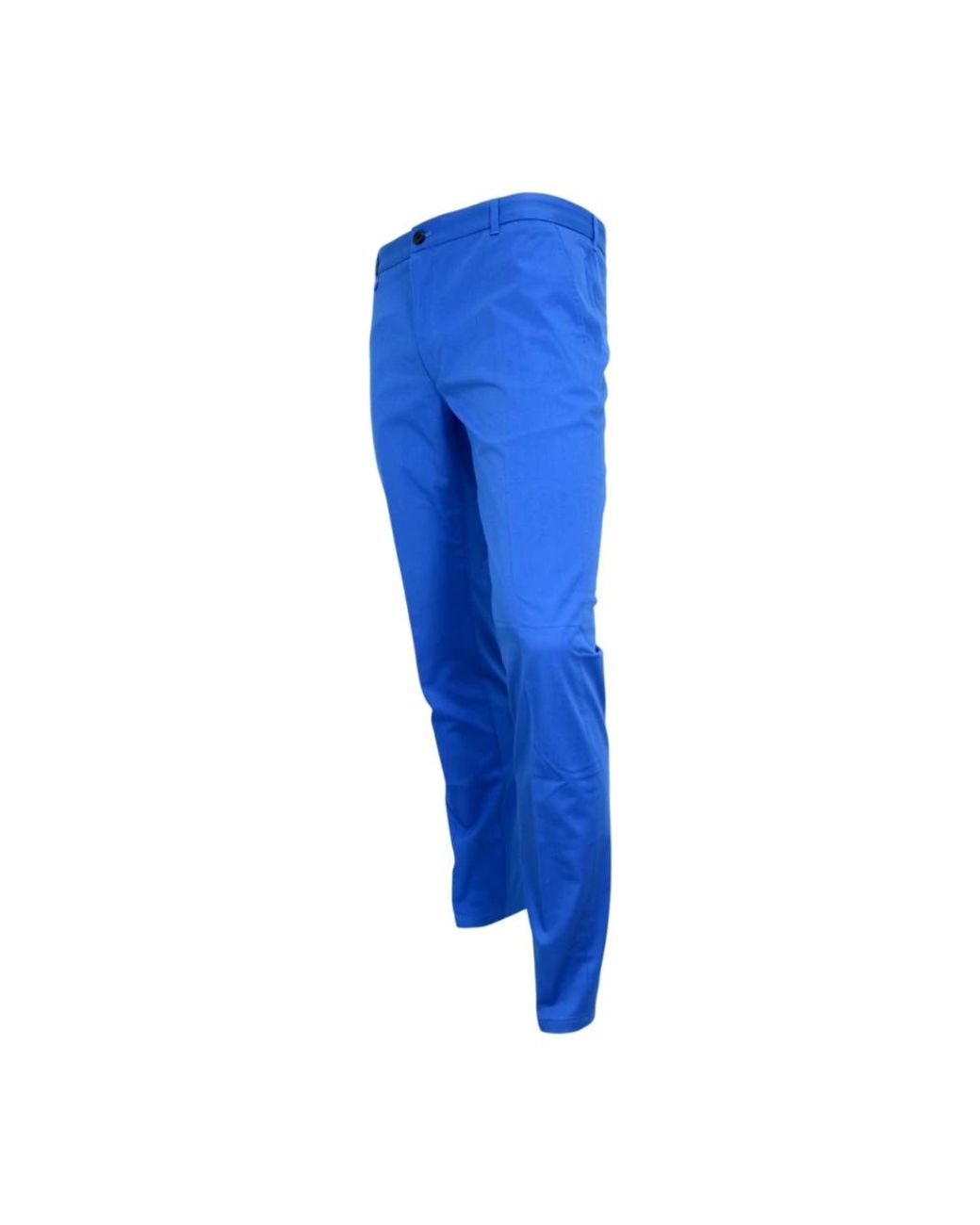 HUGO Blue Slim-Fit Trousers for men