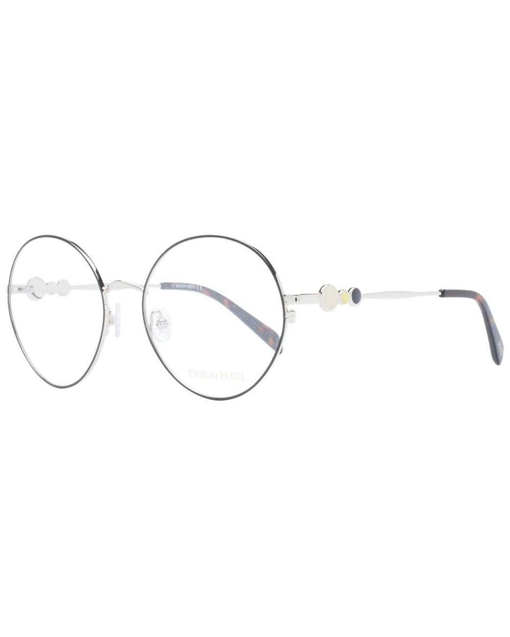 Glasses di Emilio Pucci in Metallic