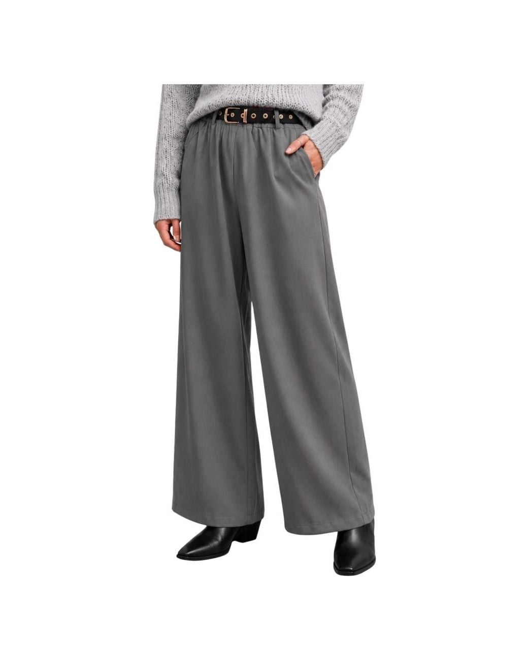 Kocca Gray Wide Trousers