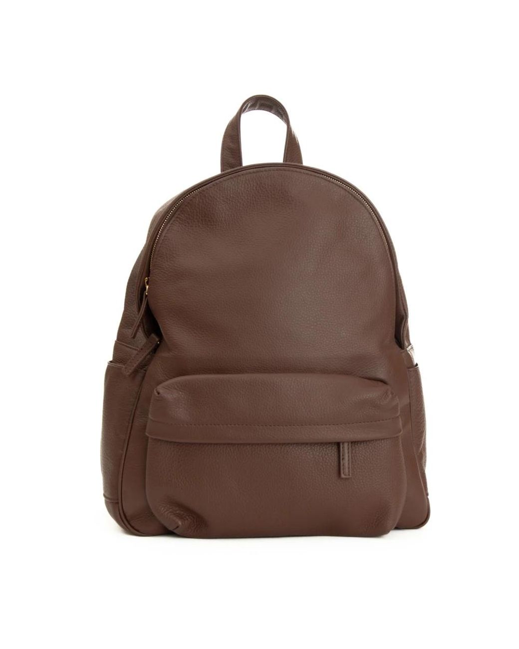 Eleventy Brauner leder rucksack in Brown für Herren
