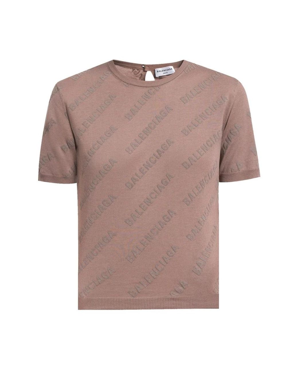 Balenciaga Brown T-Shirts