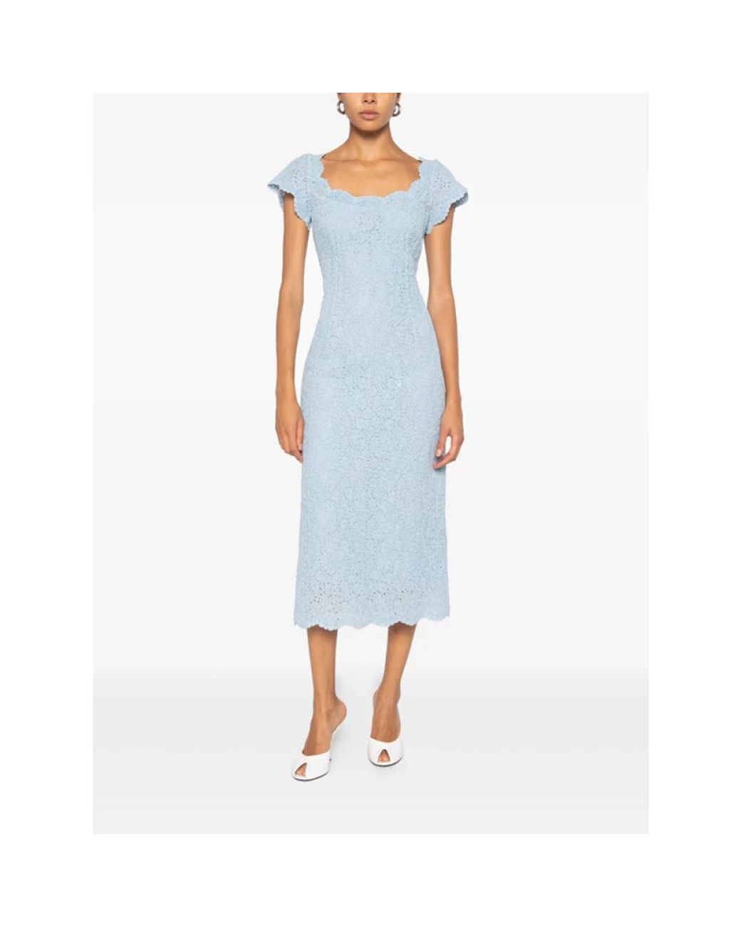 Ermanno Scervino Blue Midi Dresses