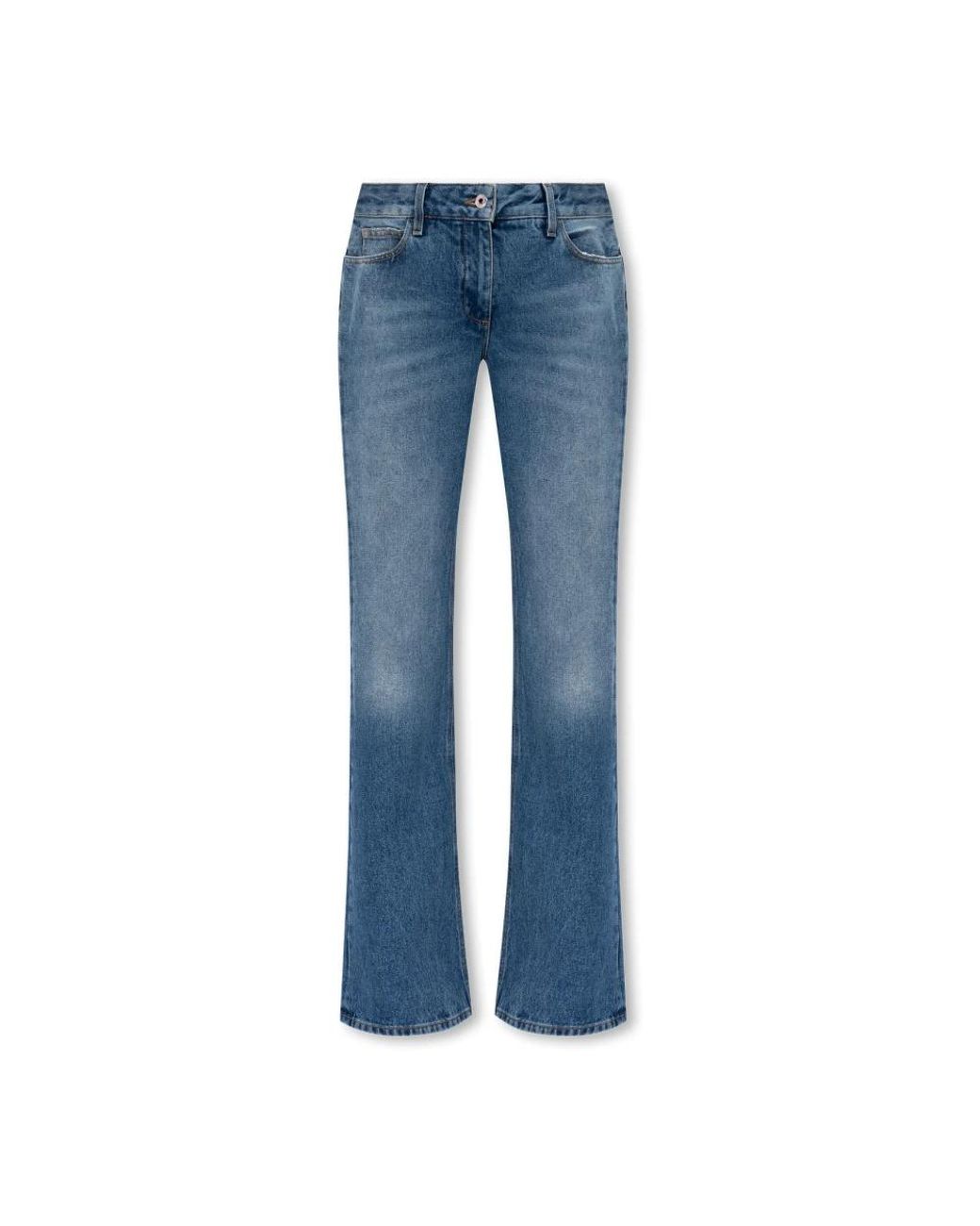 Off-White c/o Virgil Abloh Jeans > Boot-cut Jeans in het Blue