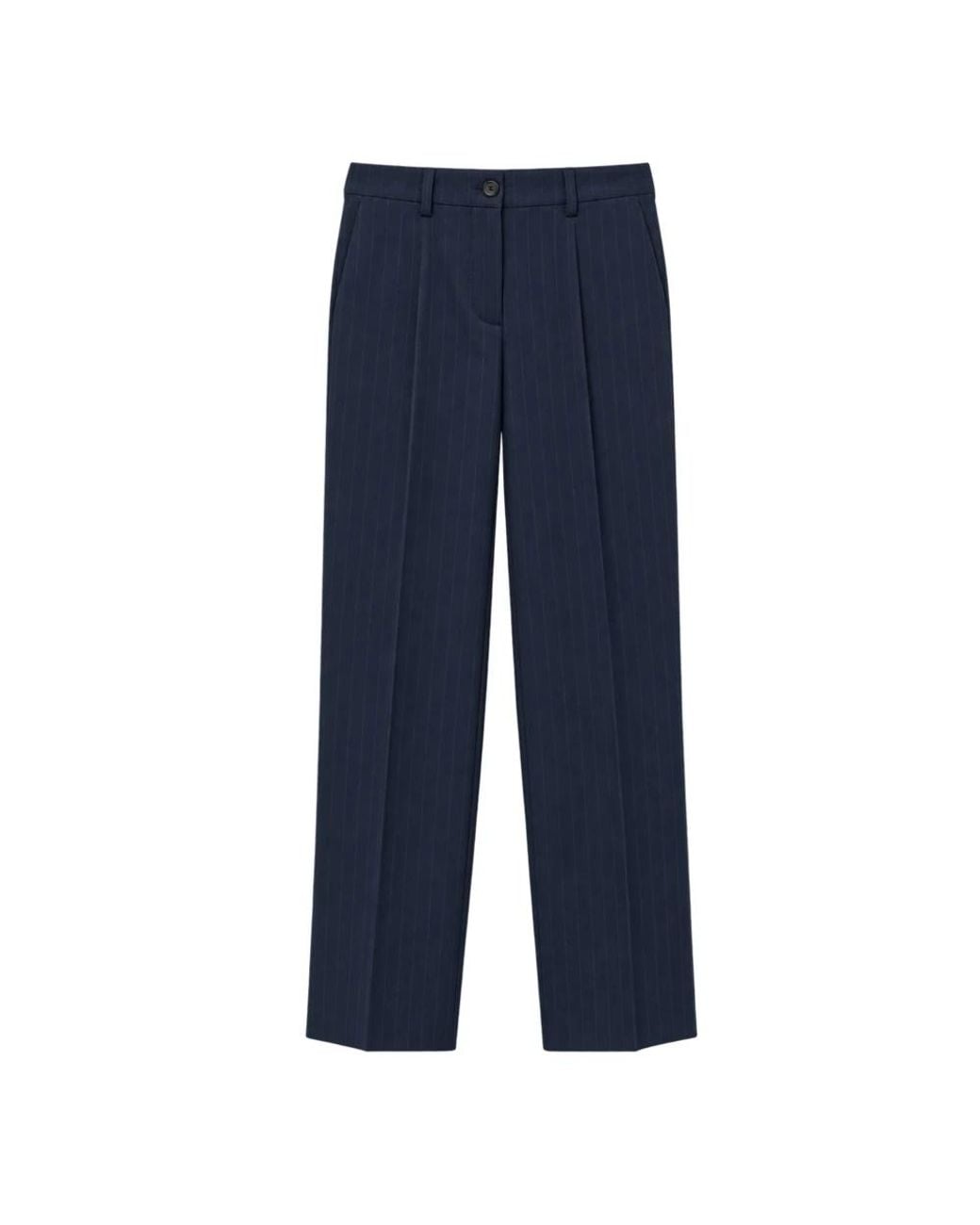 MARSĒM Blue Straight Trousers