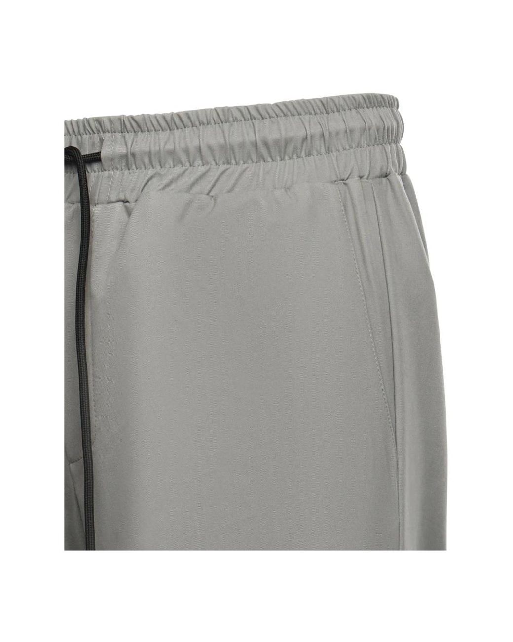 Giuliano Galiano Gray Straight Trousers for men