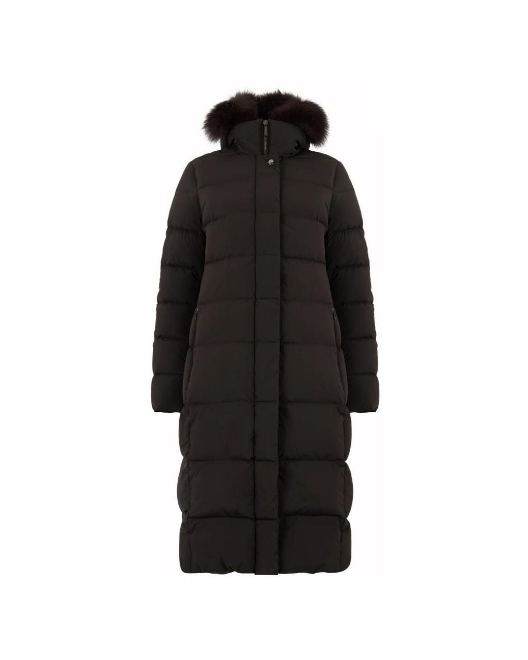 Down Coats Moorer en coloris Black