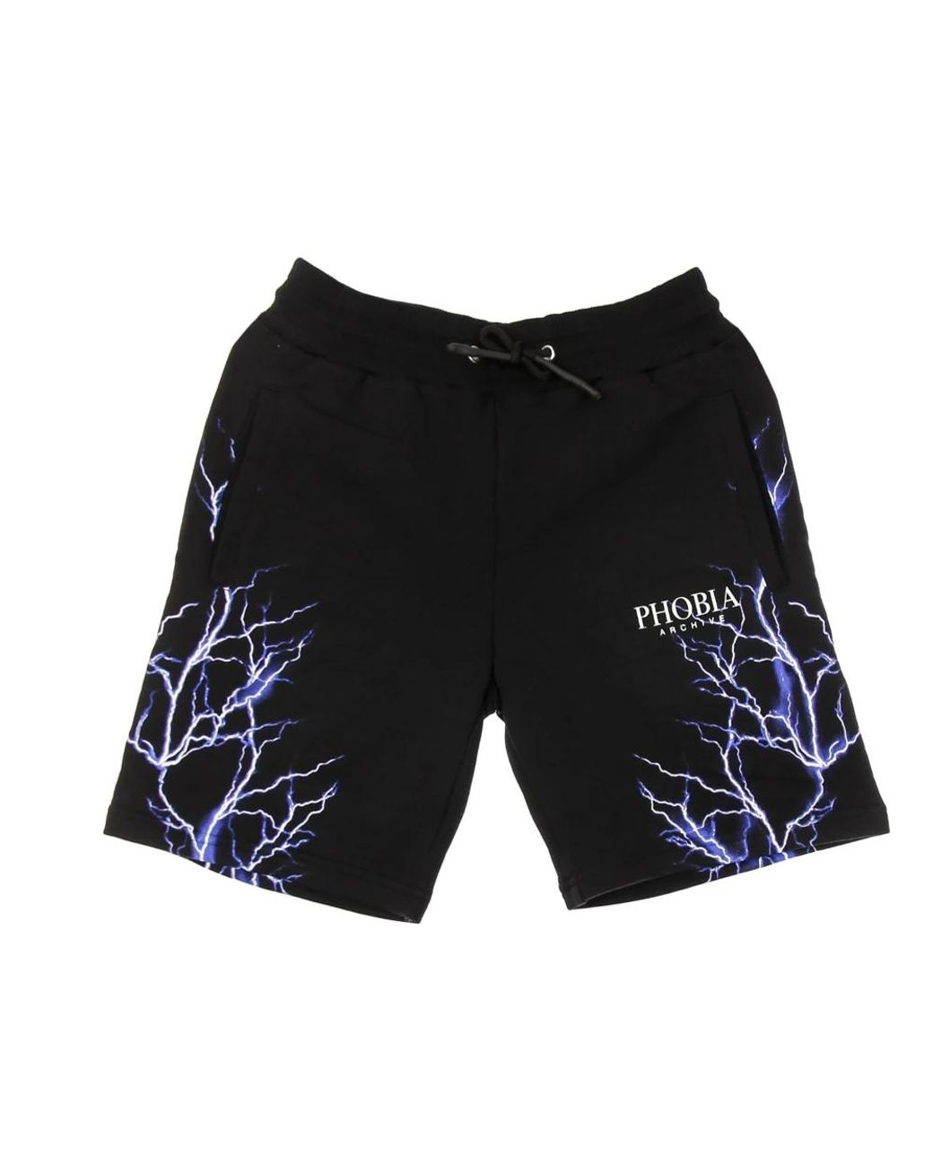 PHOBIA ARCHIVE Black Casual Shorts for men