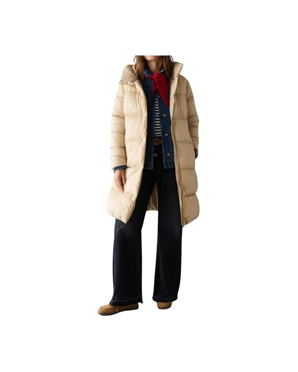 Pepe Jeans Black Down Coats