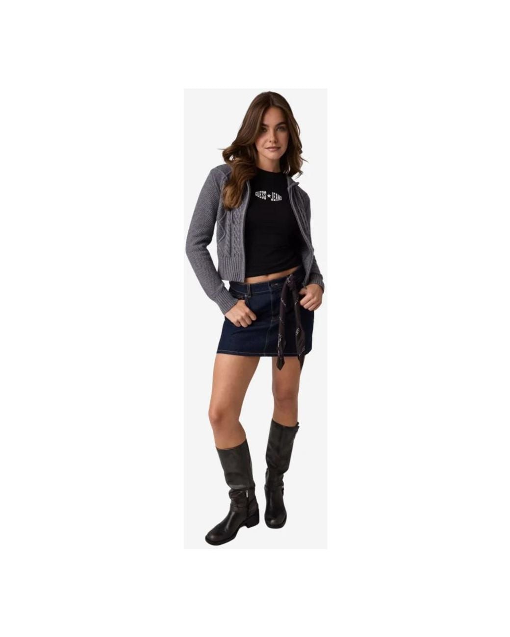 Guess Gray Cardigans