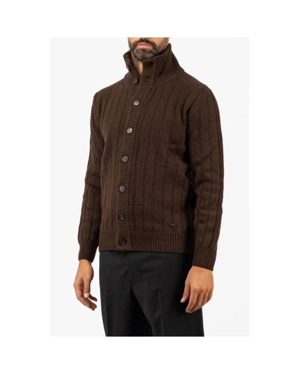 Cardigans Brooksfield pour homme en coloris Brown