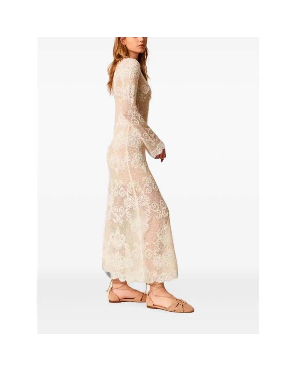 Twinset Natural Maxi Dresses