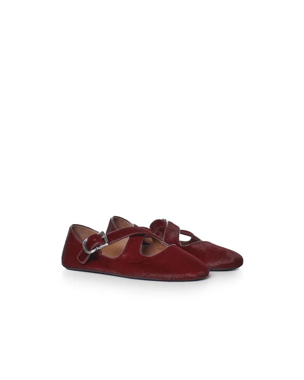 Alaïa Brown Ballerina Shoes