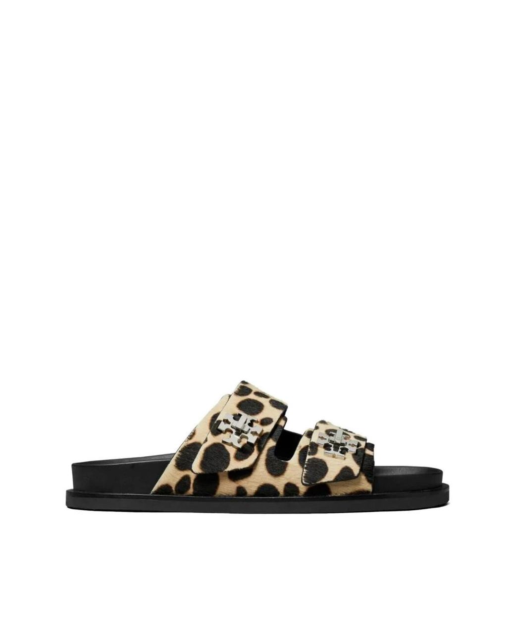 Sliders Tory Burch en coloris Black