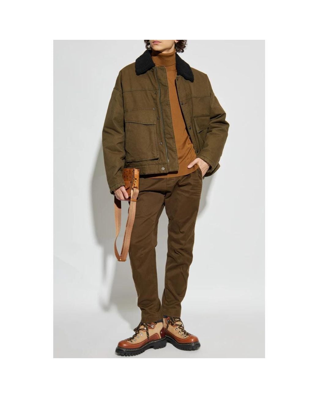 DSquared² Truien & Vesten ,Bruin ,Wol Wollen Coltrui in het Brown voor heren