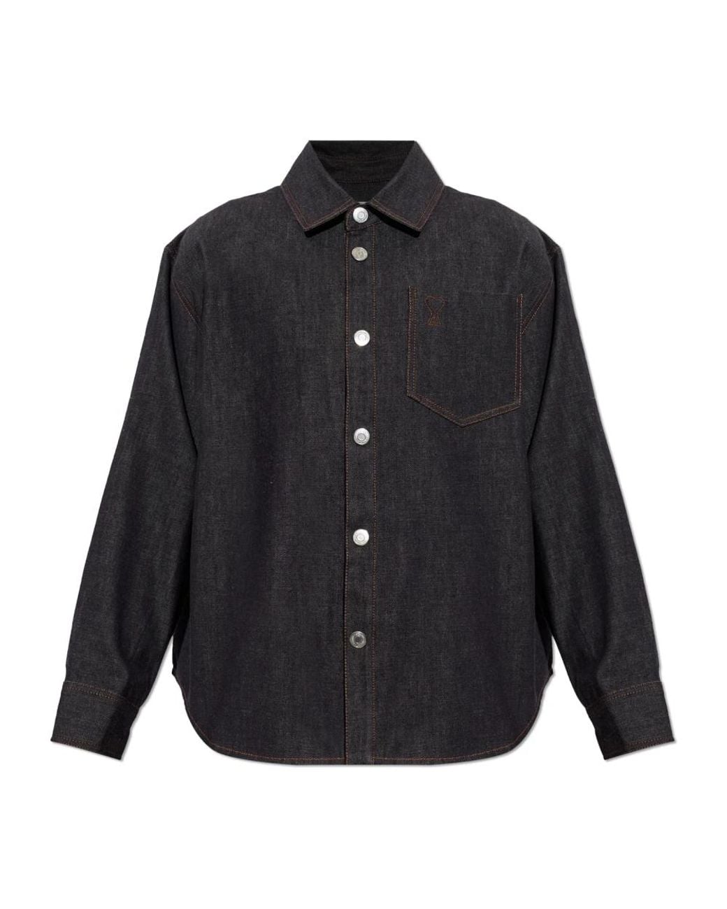 AMI Blue Denim Shirts for men