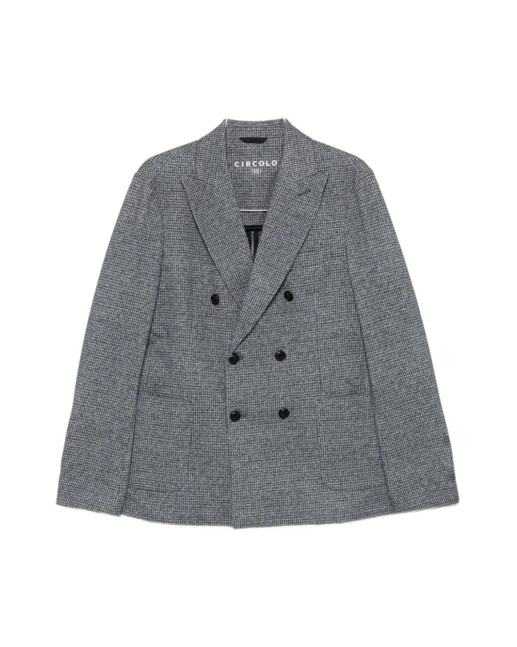 Circolo 1901 Gray Blazers for men