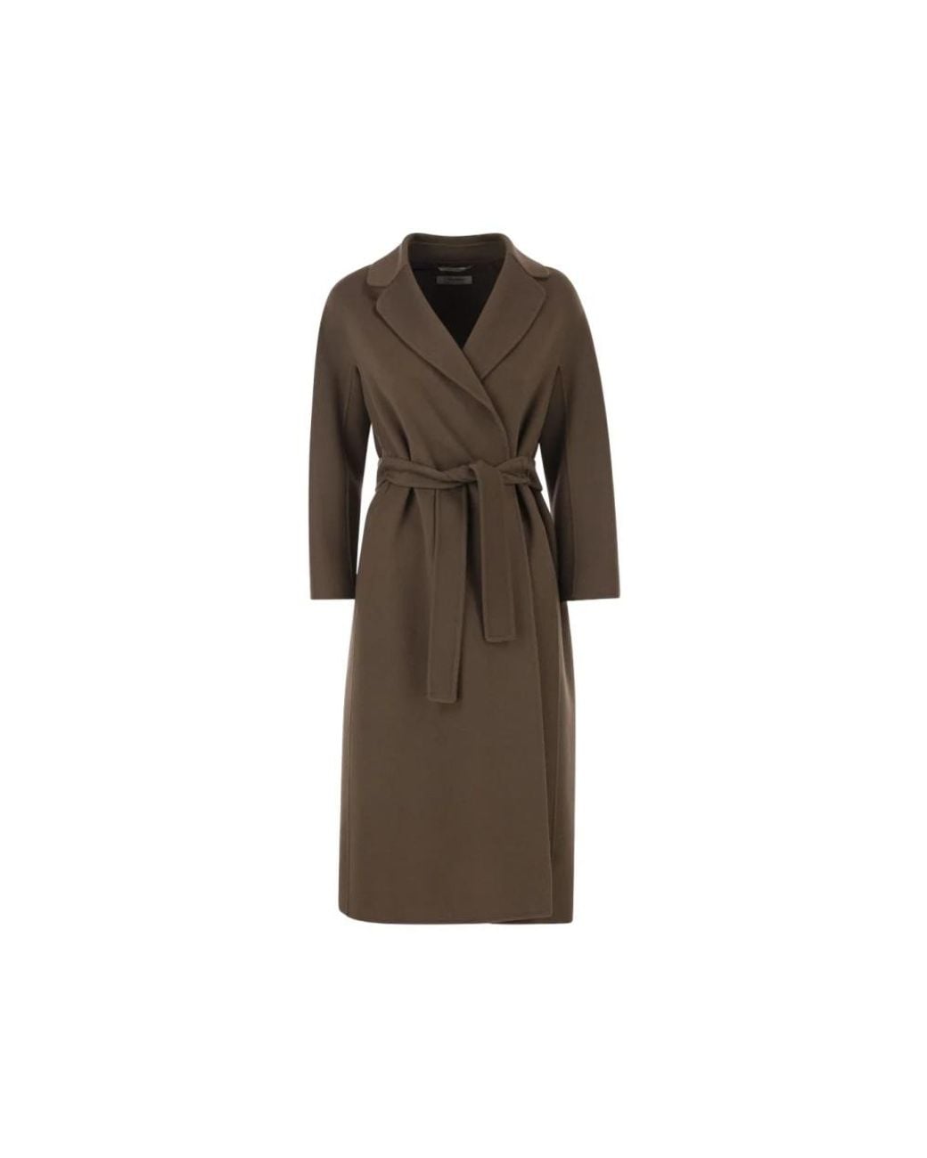 Max Mara Brown Belted Coats