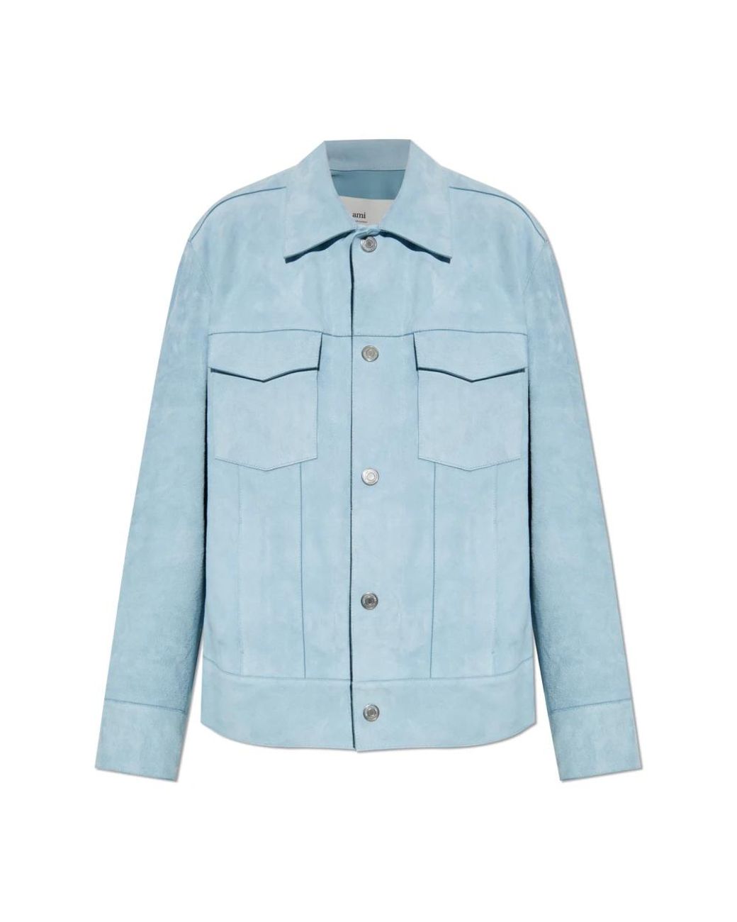 AMI Blue Lederjacke