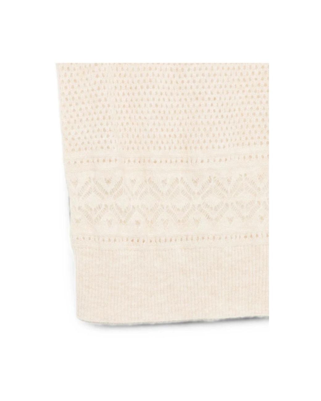 D.exterior Natural Round-Neck Knitwear