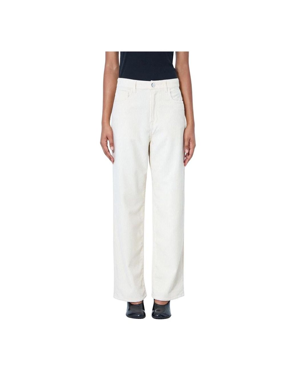 Rohe White Wide Trousers