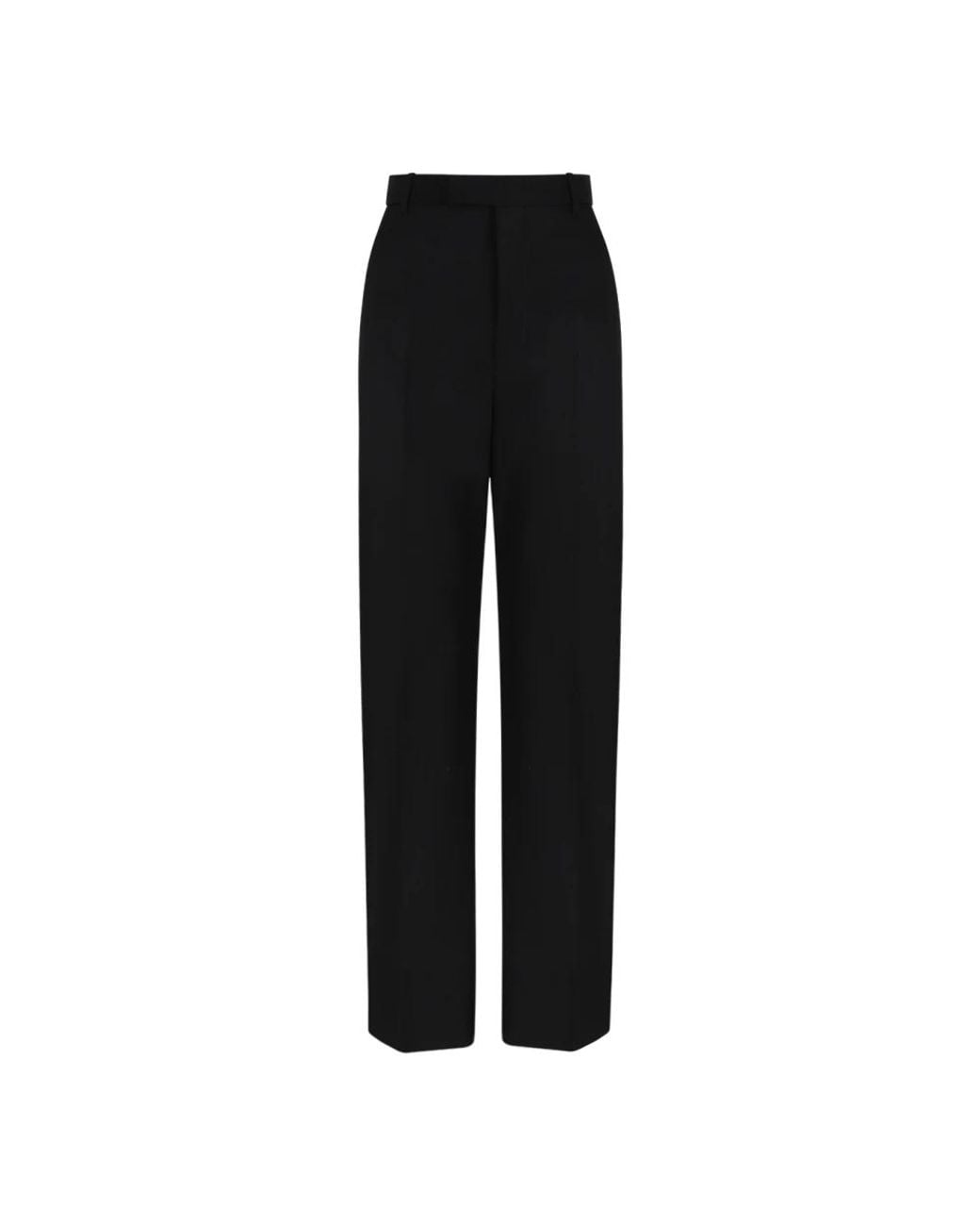McQueen Black Straight Trousers