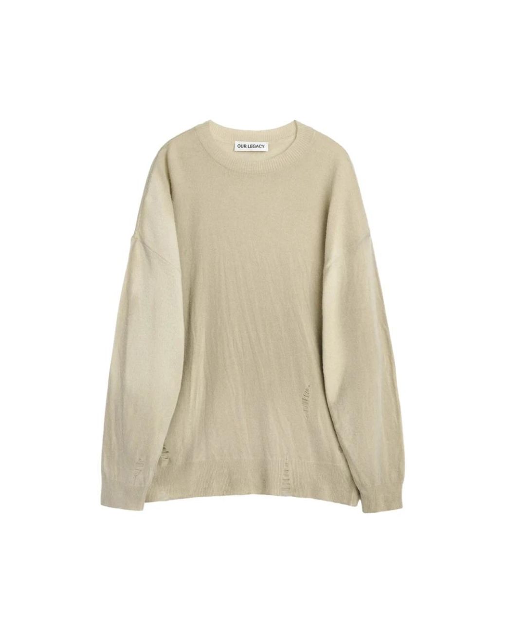 Our Legacy Natural Round-Neck Knitwear for men