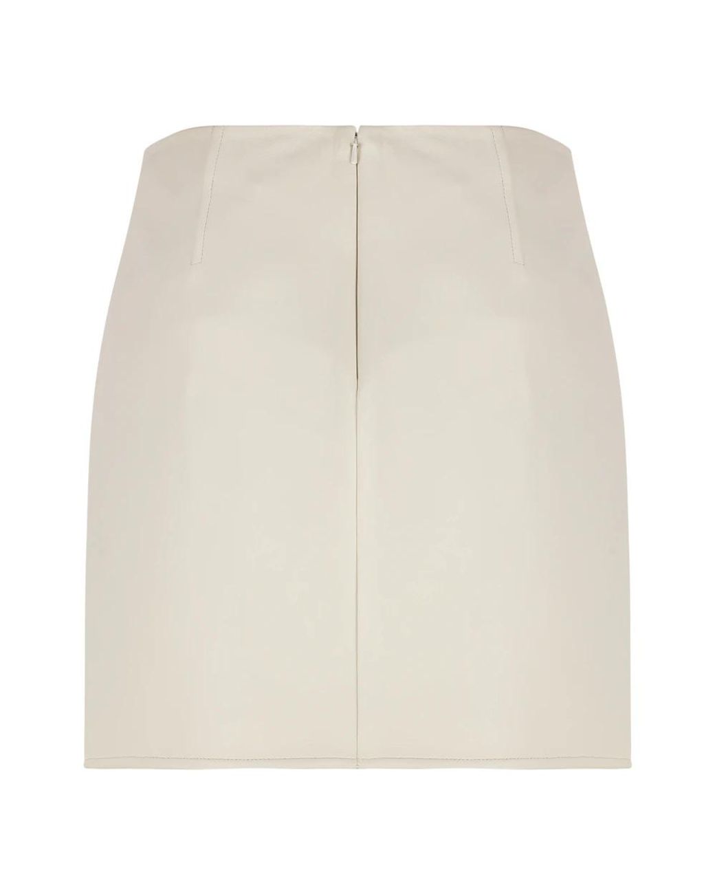 Tod's White Leather Skirts