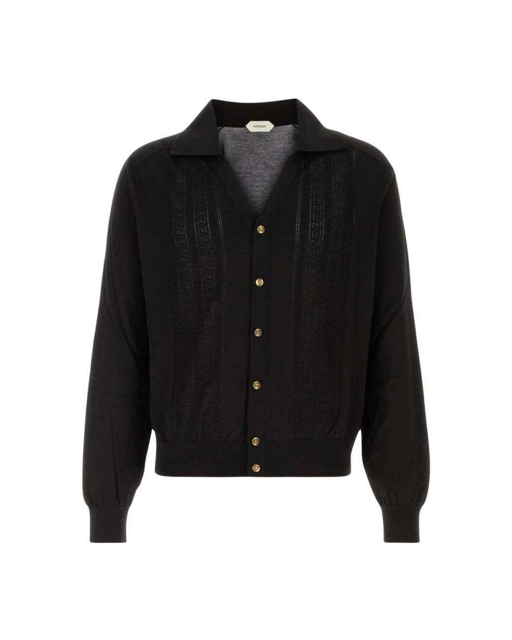 Versace Black Cardigans for men