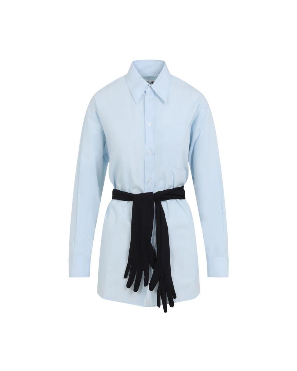 MM6 by Maison Margiela Blue Shirts