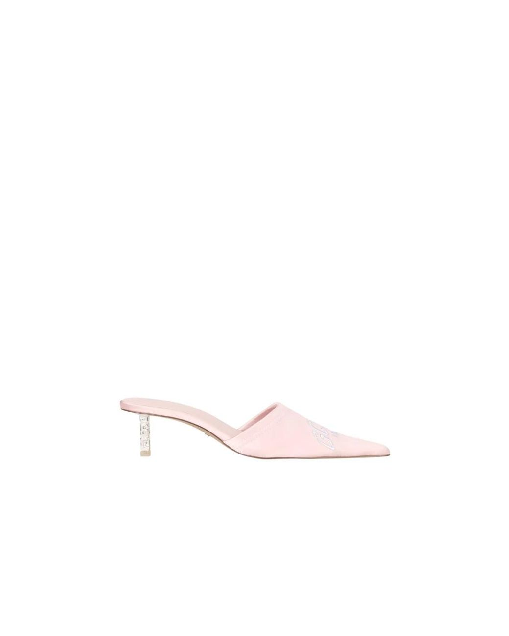 Gcds Pink Heeled Mules